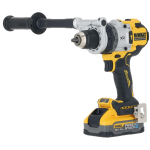 Dewalt l&ouml;&ouml;ktrell DCD1007H2T-QW 1530 W, 3 kiirus, 169 Nm, 2 x 18 V / 5 Ah akud, metallist chuck, LED valgus
