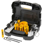Dewalt Bi-Metal puurekomplekt DT90354-QZ, 11 tk, HSS terad, puidust ja metallist l&otilde;ikamiseks, adapter, keskpuur