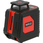 Yato Laseritase YT-30428 5 joont, t&ouml;&ouml;raadius 25 m, t&auml;psus &plusmn;1.5 mm / 5 m, IP54, toide 4 AA patareid, detektori režiim
