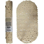 Besk Du&scaron;imat 9136874, 69x35cm, 100% PVC, heled pruun, kivi tekstuur, niiskuskindel, libisemiskindel