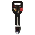 Ketler magustoidu lusikas, 9156261, 140mm, 21g, poleeritud h&otilde;bedane v&auml;rv, 3 tk komplekt
