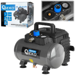 Geko &Otilde;livaba &otilde;hukompressor G80345, 6L, 8bar, 1200W, 180L/min, S3 25%, IP30