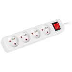 Lanberg pikendus PS1-04E-0150-W, 1.5 m, 4 x CEE 7/5, 2500 W, 10 A, valge