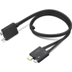 Lenovo ThinkPad Thunderbolt 4 T&ouml;&ouml;jaama Dokki Jagamiskaabel 4X91K16970, 70cm, 40Gbps, 100W laadimine