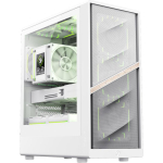 Gamemax Korpus AERIS 330 MW, 1 x 3,5HDD + 5 x 2,5SSD, 5 laienduse pesa, M-ATX, USB-C, USB 3.0, USB 2.0