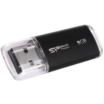 Silicon Power Ultima-II USB m&auml;lupulk SP008GBUF2M01V1K, 8 GB, USB Type-A, 2.0, must, RoHS, LED indikaator