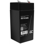 Green Cell Aku AGM37, 4V, 4Ah, 1, 450g, 48x48x102mm, kruvid, temperatuurikapatsiteet: (40 &deg;C - 102%), (40 &deg;C - 100%), (0 &deg;C - 85%)
