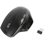 Targus Ergonomiline hiir AMW584GL, 2.4 Ghz, 7 nuppu, aku, must, BlueTrace tehnoloogia, ergonoomiline disain