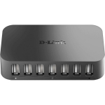 D-Link 7-Port USB 2.0 Hub DUB-H7/E, 7 x USB 2.0, 480 Mbps, kiire laadimine, Plug-and-Play