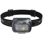 Nitecore Pealamp NU31SLATEGREY, 550 lm, 1 lamp, 1800 mAh, IP66, USB laadimine, alumiinium, PC