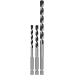 Bosch PRO HEX-5 2608707003, l&ouml;&ouml;kpuuriterade komplekt 3 tk, 5/6/8mm, 50-100mm, 100-150mm, kuuskantvars