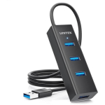 UNITEK Y-3089V01 interface hub USB 3.2 Gen 1 (3.1 Gen 1) Type-A 5000 Mbit/s Black