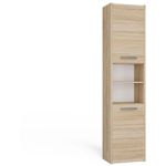 Top E Shop S40 SONOMA vannitoahoiukapp, 400x300x1700mm, 2 ust, 6 riiulit, tamm, matt, vabalt seisev