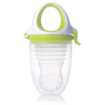 Kidsme Food Feeder Plus 160361LI, imiku toitmiss&ouml;&ouml;t alates 6 kuust, 360&deg; p&ouml;&ouml;rlemine, silikoon, pol&uuml;prop&uuml;leen, laimiroheline