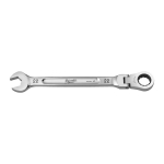MAX BITE&trade; KOMBINĒTĀ UZGRIEŽŅU ATSLĒGA AR LOKANU GALVU UN SPRŪDRATU, MAXBITE FLEX HEAD RATCHETING SPANNER - METRIC - 22 MM, 4932480195 MILWAUKEE