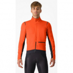 Velo jaka ALPHA DOPPIO RoS Jacket, izmērs: XL, Brilliant Orange/Black Reflex, 8056006232015 CASTELLI