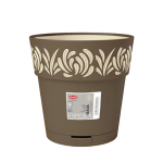 Lillepott koos kandikuga Gaia &Oslash;30x29cm pruun 2188602 STEFANPLAST