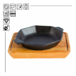 Panna čuguna HORECA ar koka paliktni 8х140х25mm BC-H8-1425-D BRIZOLL