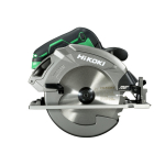 Bezvadu apļveida zāģis, HIKOKI, C1807DAW4Z, 18 V, 190 mm, bezsuku motors, 55&deg; slīpums, LED gaisma