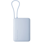 Kompaktne v&auml;line akupank 67W kiirlaadimise ja integreeritud USB-C kaabliga, 10000 mAh Power Bank Ice Blue BHR08NZGL Xiaomi