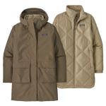 Patagonia jakk PINE BANK 3-in-1 Parka W, PATAGONIA, 0198077339106, XL, MARLOW BROWN, 1216g, 20 000 mm