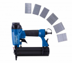 Naelap&uuml;stol 15 &ndash; 50 mm, SCHEPPACH, 7906100744, Kaal: 1.2 kg, Kaal koos pakendiga: 2.9 kg, M&otilde;&otilde;dud: 32 x 8 x 29 cm, &Otilde;hutarve: 1,5 l, Komplektis: 1000 x naelu, 1000 x klambrit, kuusnurks mutriv&otilde;ti, kaitseprillid ja &otilde;li