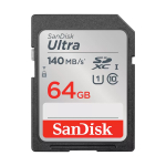 M&auml;lukaart Ultra SDXC SDSDUNB-064G-GN6IN 64 GB UHS-I Class 10 kuni 140 MB/s Must SanDisk