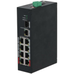 Dahua DH-PFS3110-8ET-96-V2 l&uuml;liti, 8 &times; 10/100 Mbps PoE porti, 1 &times; 1000M SFP, 1 &times; 10/100/1000 Mbps uplink, 96W PoE eelarve