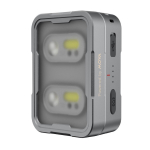 Mova LED pealampide komplekt 2 tk MWL001 laetav hands free valgustuskomplekt Must