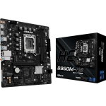 Asrock Emaplaat B860M-H2, 2 x DDR5 DIMM, 128 GB, 1 x PCIe 4.0 x16, 2 x HDMI, 4 x SATA3, 1 x Blazing M.2, 1 x USB 3.2 Gen2x2 Type-C