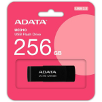Adata USB m&auml;lupulk UC310-256G-RBK, 256 GB, USB Type-A, 3.2 Gen 1, lugemise kiirus 100 MB/s, must