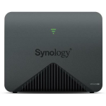 Synology ruuter MR2200AC, 2200 Mbit/s, 1000 Mbit/s, 4 tuuma, 1 RJ-45 port, 1 USB 3.2, must, WPS, DHCP, tulem&uuml;&uuml;r, k&uuml;lalisp&auml;&auml;s