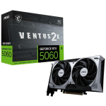 Msi Videokaart GEFORCE RTX 5060 8G VENTUS 2X OC, 8 GB GDDR7, 128 bit, 3840 CUDA tuuma, 7680 x 4320, PCIe x16 5.0, 2 ventilaatorit