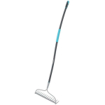Haterra universaalne reha 9136096, 1530 mm, 1.25 kg, 14 harja, metall/plastik, hall/sinine v&auml;rv