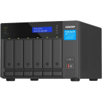 QNAP ZFS-based storage | TVS-h674-i5-32G with PCIe Gen 4 expandability for 10/25GbE connectivity, M.2 NVMe SSD caching and multi-threads processors | Intel | i5-12400 6-core/12-thread | 32 GB | DDR4 SODIMM | Black