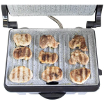 Cecotec Grill Rock'nGrill 1000 3023, 1000 W, Elektriline grill, 444.5 cm&sup2;, Must/Roostevaba teras