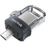 Sandisk Ultra Dual m3.0 USB m&auml;lupulk SDDD3-064G-G46, 64 GB, USB Type-A / Micro-USB, lugemiskiirus 150 MB/s, OTG &uuml;hilduv