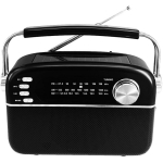 Manta Kaasaskantav raadio RDI918B, 5W RMS, Bluetooth 5.0, MP3, AUX, MicroSD kuni 32GB, USB, 110-20000Hz, kuni 10h aku t&ouml;&ouml;aeg