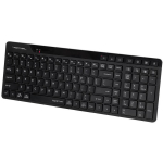 A4Tech Fstyler klaviatuur A4TKLA47726, 2,4GHz, Bluetooth, 10m, must, membraan, 12 multimeedia klahvi