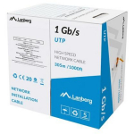 Lanberg LAN kaabel UTP LCU6-10CC-0305-O, 1GB/s, 305m, CCA, oranž, U/UTP