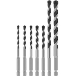 Bosch PRO HEX-5 2608707005, l&ouml;&ouml;kpuuriterade komplekt, 7 tk, 4-10mm, 50-100mm, 100-150mm