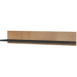Cama Meble SOHO POL LEF, ujuvriiul, 1250mm, 200mm, 10kg, puitlaastplaat, laminaat, matt, 2 tk, seinakinnitus