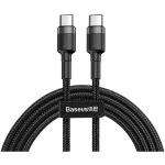 Baseus Cafule USB-C kaabel CATKLF-HG1, 2 m, USB-C, 60 W, 480 Mbit/s, nailon, must