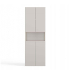 Top E Shop NEL vannitoakapp DK 1K, M-MP-SL-NEL-1K/DK-KASZ, 600mm, 1740mm, 300mm, 4 ust, 5 riiulit, vabalt seisev, matt, laminaat