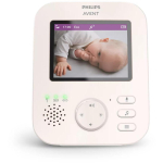 Philips Avent SCD881/26, digitaalne videobeebimonitor, 2,8 tolli LCD, 7,2 cm, 300 m t&ouml;&ouml;raadius, ECO-režiim, &ouml;&ouml;vaatlus, 2x suum