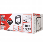 Plaadivahedetailid DELTA CLIPS 1/32"; (1mm) 3-12mm Box-2400 tk.; 2870 RUBI