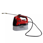 Bezvadu spiediena smidzinātājs, EINHELL, 3425210, 3.5 l tvertne, automātiska sūknē&scaron;ana, teleskopiska lance
