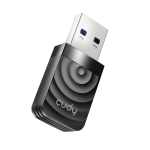 AirMax AC1300 Divu Joslu WiFi USB Adapteris USB 3.0 Liela ātruma Augsta atdeves Melns Cudy WU1300S