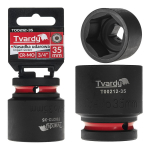 Impact socket Tvardy T00212-35 3/4" 6PT 35mm CR-MO