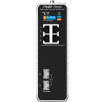 Ruijie RG-NIS2100-4GT2SFP-HP | 6 Pordiga T&ouml;&ouml;stuslik V&otilde;rgu L&uuml;liti Pilvehaldusega &mdash; Vastupidav Disain, Must Korpus